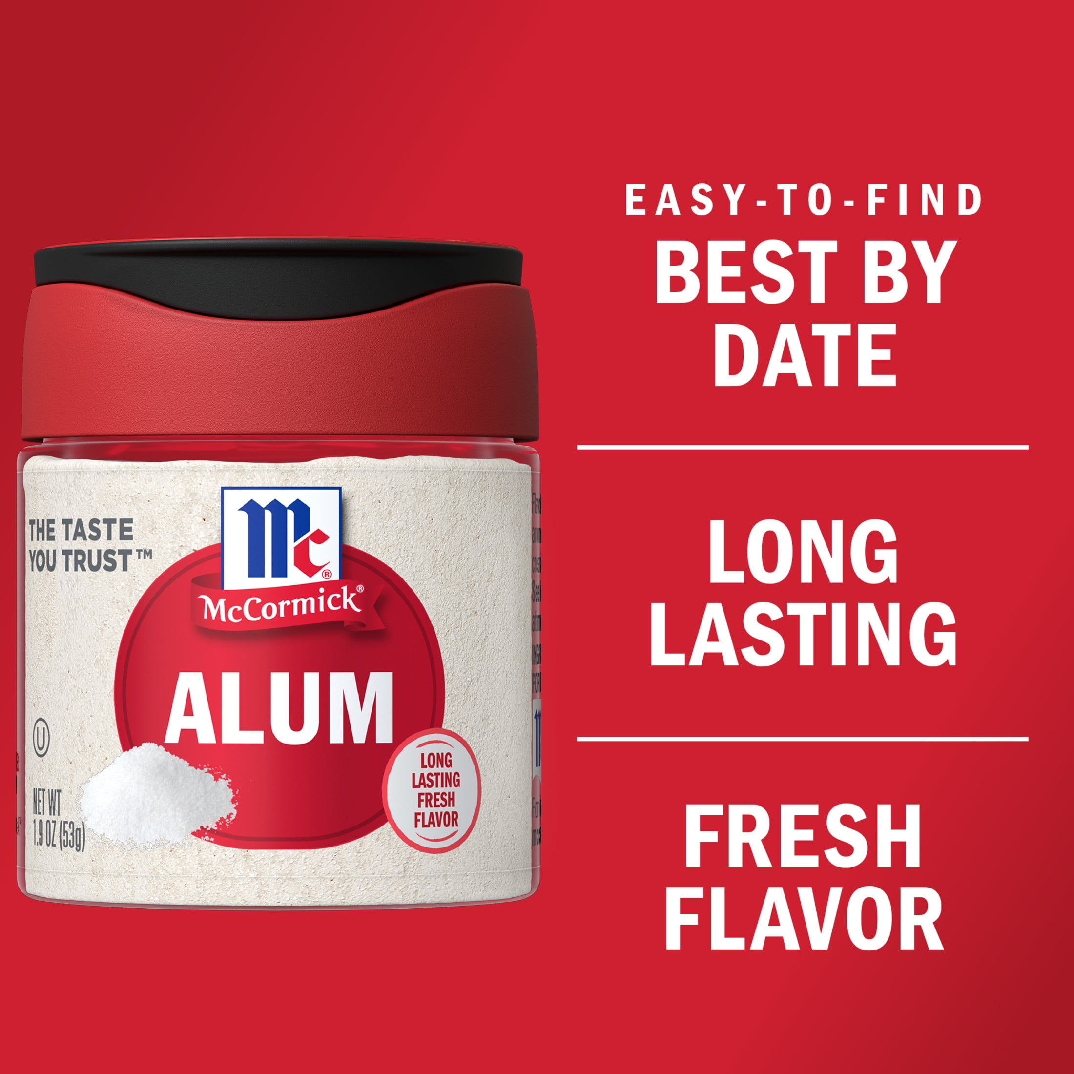 McCormick Kosher Alum, 1.9 oz Bottle