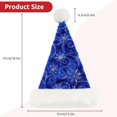 thumbnail image 3 of Ludolm Santa Hat Sequin Christmas Hat for Adult Party Hat for New Year Xmas, 3 of 7