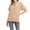 A-Khaki1329, variant on Bibifish Womens Half Zip Hoodies Batwing Short Sleeve Hooded Sweatshirts Kangaroo Pocket Pullover DDaily Wear Tops