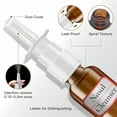 thumbnail image 7 of Nasal Spray Bottle, 6 Pcs 30ML/1oz Glass Amber Refillable Fine Mist Sprayers Atomizers, Small Empty Nasal Sprayer with Funnels and Labels, 7 of 7