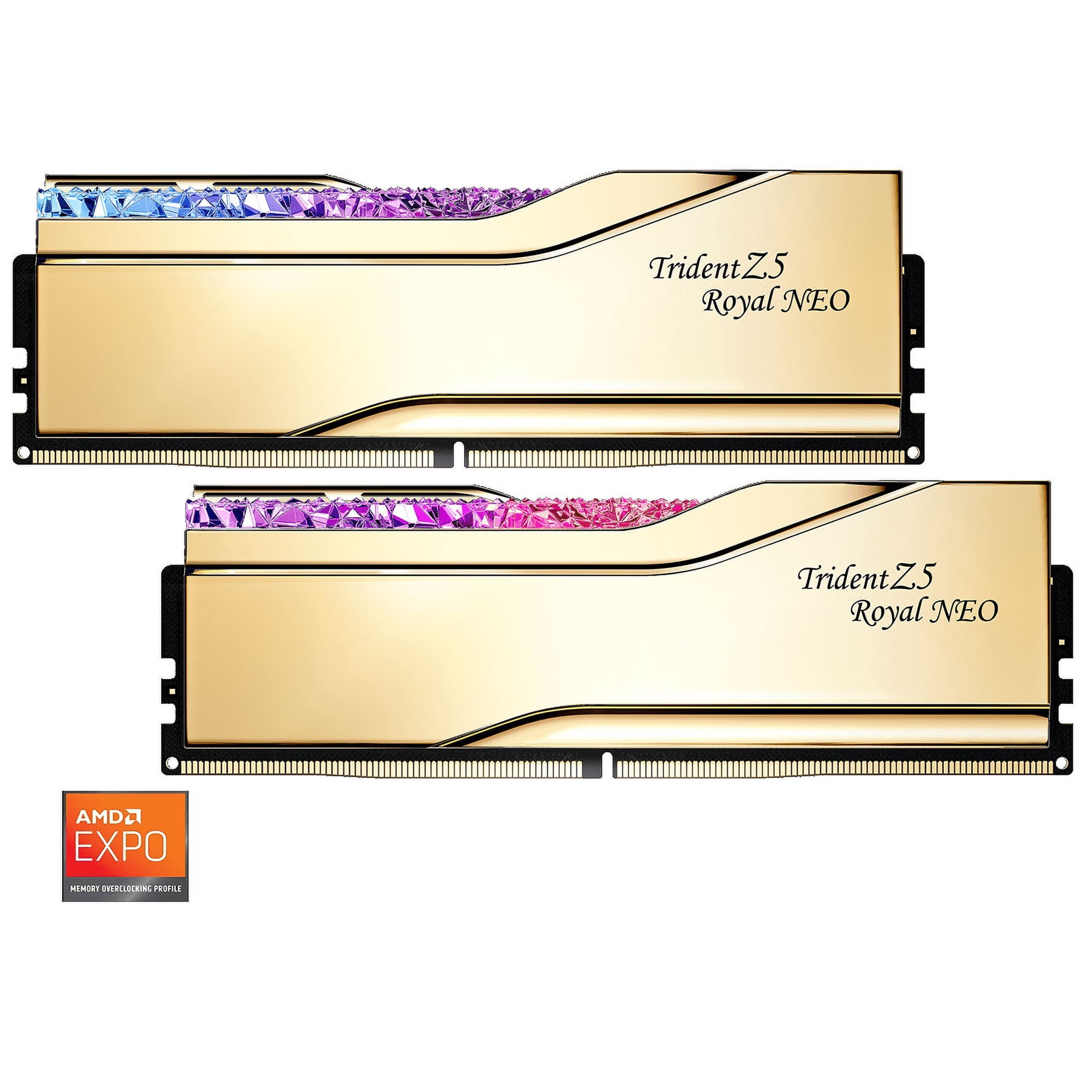 G.SKILL Trident Z5 Royal Series 32GB (2 x 16GB) 288-Pin PC RAM DDR5 6000 (PC5 48000) Desktop Memory Model F5-6000J2836G16GX2-TR5NG