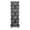 Dark Grey, variant on VECELO Stackable Planters 5 Tier Vertical Gardening Planter, Stackable Garden Tower Indoor Outdoor Pot For Strawberries, Flowers, Herbs, Vegetables With Removable Wheels, Dark Green