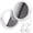 2-Pack-White, variant on Air Tracker Tag Works with Apple Find My (iOS Only) Bluetooth Smart Item Locator Key Finder for Keys, Luggage, Wallet, Pet, Dog, Cat (White, 2-Pack)