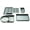 6-Piece Set, variant on Commercial II Non-Stick 6-Piece Bakeware Set, Silver