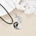 thumbnail image 3 of Yin Yang Axolotls Necklace 925 Sterling Silver Axolotl Couple Jewelry 2 Pcs (Yinyang Axolotls-2 pcs), 3 of 5