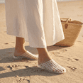thumbnail image 4 of Women's PVC Jelly Mule Sandals Woven Slip On Waterproof Summer Beach Shoes, 4 of 5