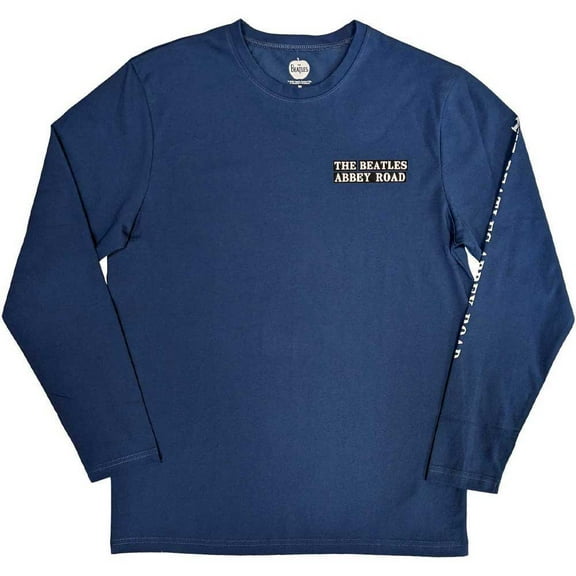 The Beatles Unisex Long Sleeve T-Shirt: Abbey Road (Back & Sleeve Print)