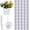 50pcs-white, variant on 50 Pack 4 Inch Plant Pots Bulk Small Plastic Planters Pots with Drainage Holes Flower Pot for Succulent, Cactus, Herb, African Violet (50pcs-Multicolor, 4Inches)