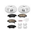 thumbnail image 3 of PowerStop Front Z23 Evolution Sport Carbon-Fiber Ceramic Brake Pad and Drilled & Slotted Rotor Kit Fits: HONDA Select Models K2389, 3 of 10