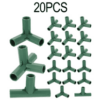 16mm Round Tube Three-Way Four-Way Five-Way Greenhouse Frame Building Connector Garden Supplies Greenhouses
