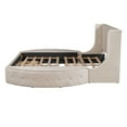 thumbnail image 4 of Triple Tree Adult Modern Upholstered Platform Beds, Queen, 4 of 9