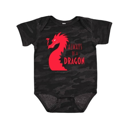 

Inktastic Always Be a Dragon Gift Baby Boy or Baby Girl Bodysuit