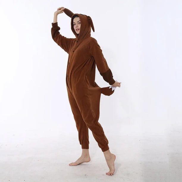 Pijama Kigurumi de una pieza para mujer, ropa de dormir de dibujos animados para fiesta de disfraces de animales, Cosplay, Navidad, Onsie