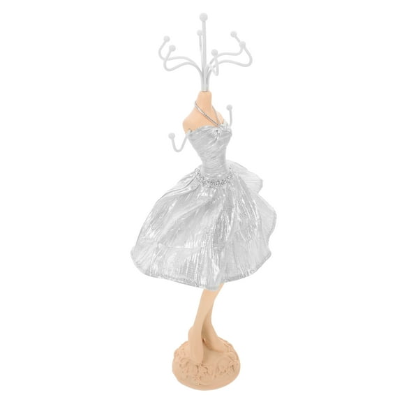 GAXIRE necklace holder for girls Jewelry Display Stand Black 1Set