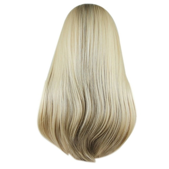 Beauty Under $15 New Fashion Womens Front Wig Blonde Long Wavy Full Wigs Party Hair Wigs A