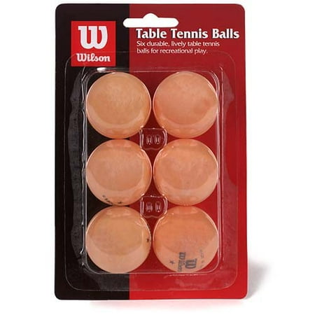 Wilson Orange Table Tennis Balls