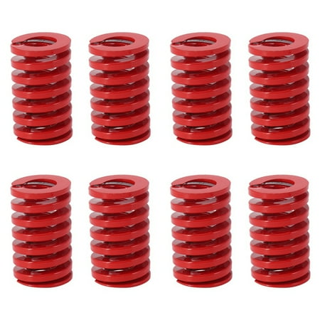 

8 Pcs 25mm OD 40mm Length Compression Mould Die Springs for Trunk Medium Load