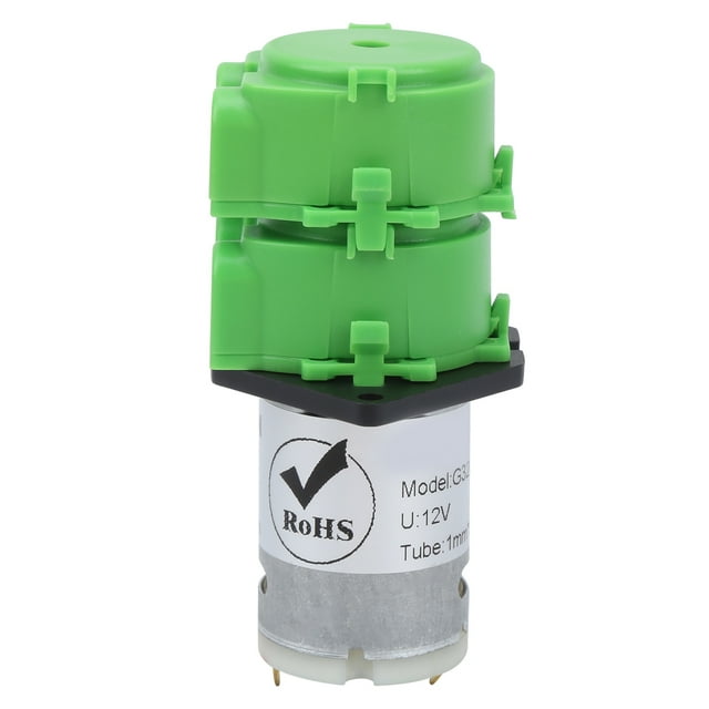 Peristaltic Pump Circulating Pump Liquid Water Pump Mini Liquid Pump Double Head Peristaltic Pump Dosing Peristaltic Water Pump Double Head Micro Liquid Circulating 1 X 3mm TubeDC