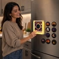 thumbnail image 7 of Clearance!Halloween Vinyl Player Fridge Record NFC Magnetic Music Box Set, Halloween Decors,1PCS, 7 of 7