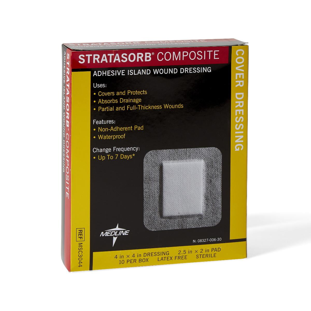 Stratasorb Composite Dressings,2.5" X 2"