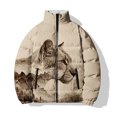 thumbnail image 3 of Abrigo de algodón con estampado de león de moda para hombre, ropa de hombre, chaquetas de invierno modernas y versátiles para hombre 2024, parkas cómodas y cálidas para hombre, 3 of 5