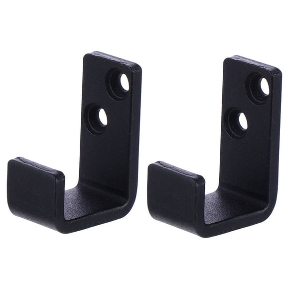 PAMINGONO 2Ud Barn Door Floor Guide De Carbono Negro Para Puertas Correderas En Casa