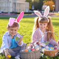 thumbnail image 3 of Paquete de 10 huevos de Pascua falsos de madera sin terminar con fondo plano, huevos artesanales de Pascua sin pintar, adornos de huevos de Pascua para juegos de niños, alimentos de juguete, 3 of 5
