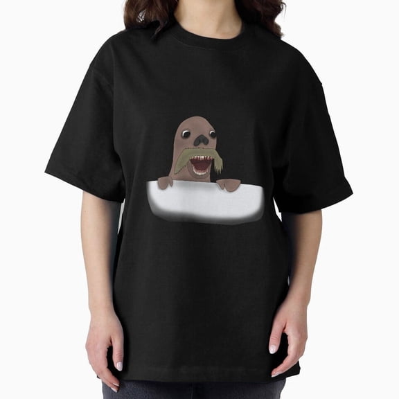 Pingu Walrus Terror Funny Retro 90s Cartoon Graphic H23531 Unisex T-Shirt, Up to 5XL Available
