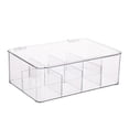 thumbnail image 1 of Cateissary Caja con compartimentos acrílicos, bolsa de té eficiente y solución de almacenamiento de cápsulas, caja de almacenamiento para Almacenamiento y organización del hogar, 1 of 6