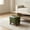 D, variant on QuanTara Solid Wood Living Room Stool – Low Shoe Bench & Children’s Step Stool – Green Padded Footrest for Home & Entryway
