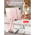 thumbnail image 3 of AllWaysPlaza Tablet Stand for iPad Stand Holder Desk, Foldable Home Office Desk Accessories Travel for iPad Holder Dorm College Essentials Portable Monitor Stand Fits Tabs Kindle iPhone 4-15.9" Girls, 3 of 12