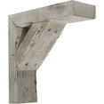 thumbnail image 5 of Ekena Millwork 3 1/2"W x 8"D x 8"H Vintage Farmhouse Bracket, Barnwood Decor Collection, Chalk Dust White (6-Pack), 5 of 5