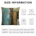 thumbnail image 5 of Qinduosi Brown Decorative Throw Pillow Covers Teal Pillow Cover Modern Geometry Abstract Art Decorative Pillows for Living Room Bedroom Sofa Couch Outdoor Pillow Covers White, 5 of 5