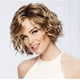 thumbnail image 3 of Cabello ondulado Bob Peluca Marrón mezclado Ondulado corto Peluca rizada Pelucas sintéticas de aspecto natural Fibra resistente al calor Cabello para mujeres Niñas 1 pieza Set Vhermosa BST3072539, 3 of 5