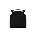 thumbnail image 3 of 821 Catalina 25" Low Back Swivel Counter Stool with Black Wrinkle Finish and Black Vinyl Seat, 3 of 4