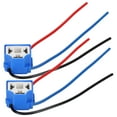 thumbnail image 4 of Neyseki 2Pcs H4 Ceramic Female Socket Headlight Elbow Wire Harness Connector with Cable 1mm 1224V, 4 of 7