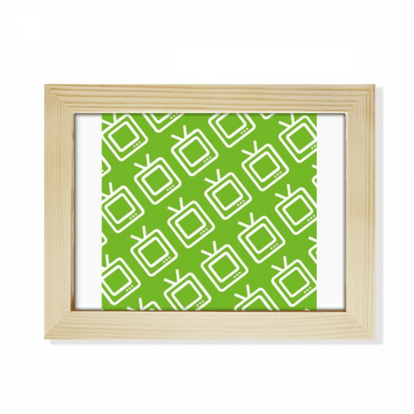 Television Watches Seal Patterns Desktop Photo Frame Picture Art Decoration Painting 6x8 inch