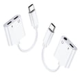 thumbnail image 2 of Aplicable a Adaptador de auriculares tipo C digital Llamadas Escuchar canciones Cargar Adaptador de audio analógico, 2 of 2