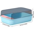 thumbnail image 4 of Cat Litter Box,semi-enclosed Cat Litter Pan Cat Toilet | Durable High Side Sifting Litter Box For Small Cats, Easy To Clean And Assemble, 4 of 5
