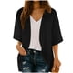 thumbnail image 3 of TaTaai 3/4 Sleeve Casual Cardigan Top, Women's Mid Length Cover Shirt, Fashion Spring Summer Blouse, Perfect for Home Work Party Use Gift, 3 of 8