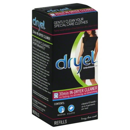 Dryel Cloth Refills, Clean Breeze Scent, 6 ct