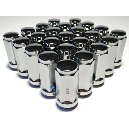Ford Expedition Horsepower - 24 Chrome 14x2 Lug Nuts 1.9