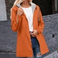 thumbnail image 2 of oqasdz Women's Lightweight Hiking Windbreaker Jacket with Hood Striped Pockets Outdoor Anorak Coat for Trekking Travel Casual Relaxed Fit, 2 of 7