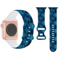 thumbnail image 3 of Ocean Sea Turtle Bands Compatible with Apple Watch Band 38MM 40MM 41MM, Silicone Strap Compatible with iWatch Bands Ultra Series SE 9 8 7 6 5 4 3 2 1 for Women Men, 3 of 6