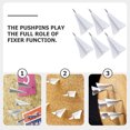 thumbnail image 2 of KAKOWELY 6Pcs Convenient Push Pin Replaceable Pushpins Delicate Thumbtacks Home Accessory,1.57"X0.79"X0.39", 2 of 4
