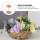 thumbnail image 3 of BRIGHTFUFU 2Ud Cestas Tejidas En Rattan Con Asa Color Para Flores Y De Bodas, 3 of 8