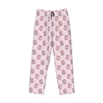 thumbnail image 2 of Fotbe Pink Disco Ball Men's Pajama Pants,Sleepwear Pants,Pj Bottoms Drawstring And Pockets-Medium, 2 of 7