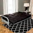 thumbnail image 2 of Furniture of America Brocko Fabric 8-Inch Innerspring Futon Mattress in Black, 2 of 2