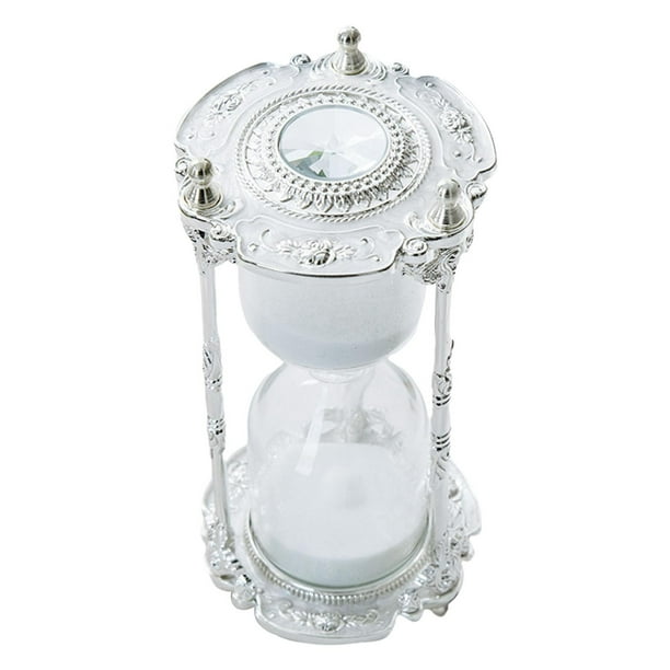 Reloj de arena creativo, temporizadores de arena, reloj de arena para cocina, bodas blanco