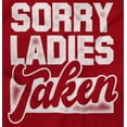 thumbnail image 2 of Sorry Ladies Taken Funny Boyfriend Hoodie Hooded Sweatshirt Men Brisco Brands 5X, 2 of 6